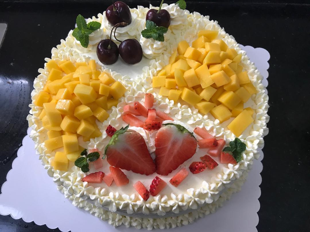 8寸水果生日蛋糕