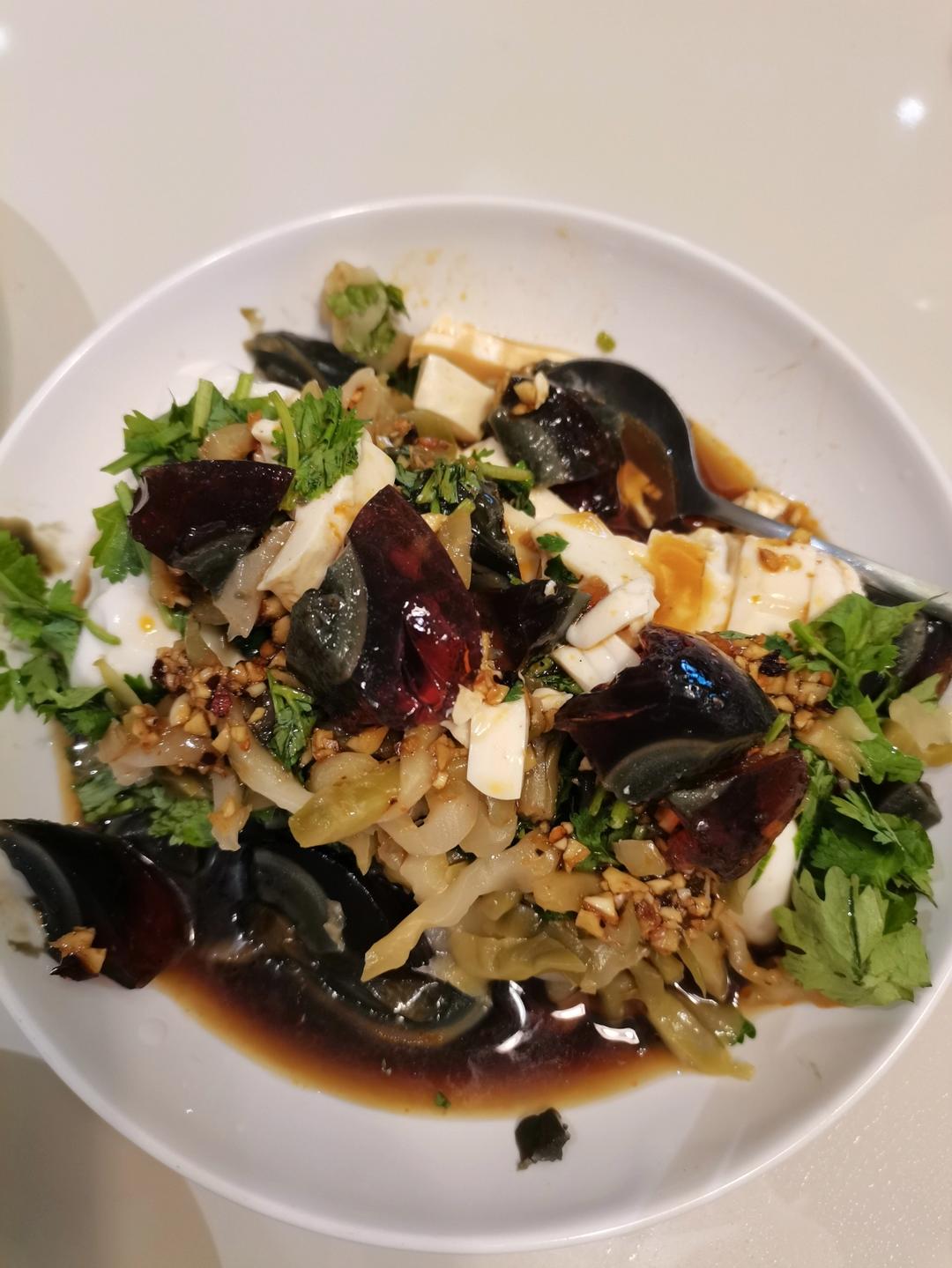 【最佳CP～】凉拌皮蛋豆腐✨