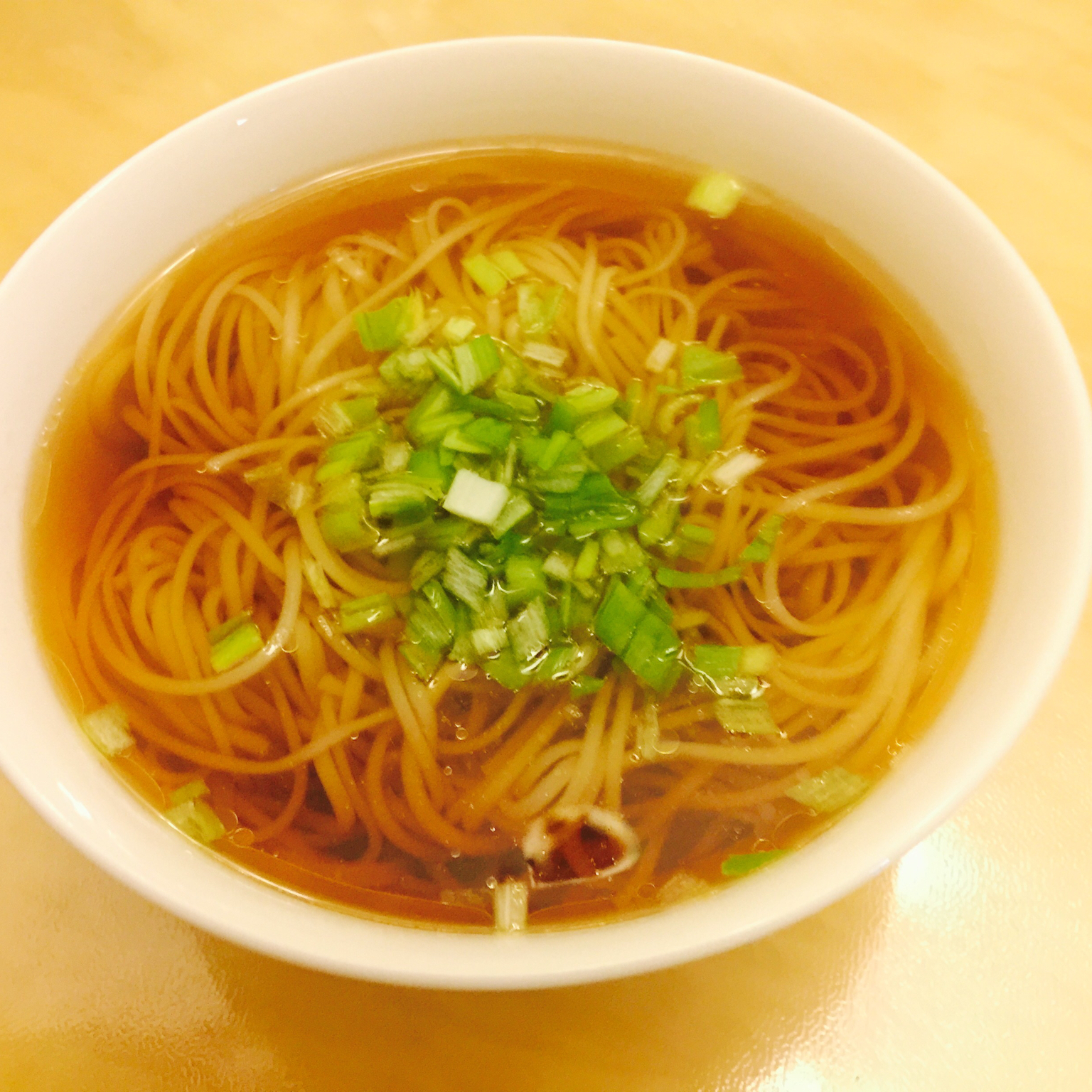 绿萝72做的小葱麻油酱油面