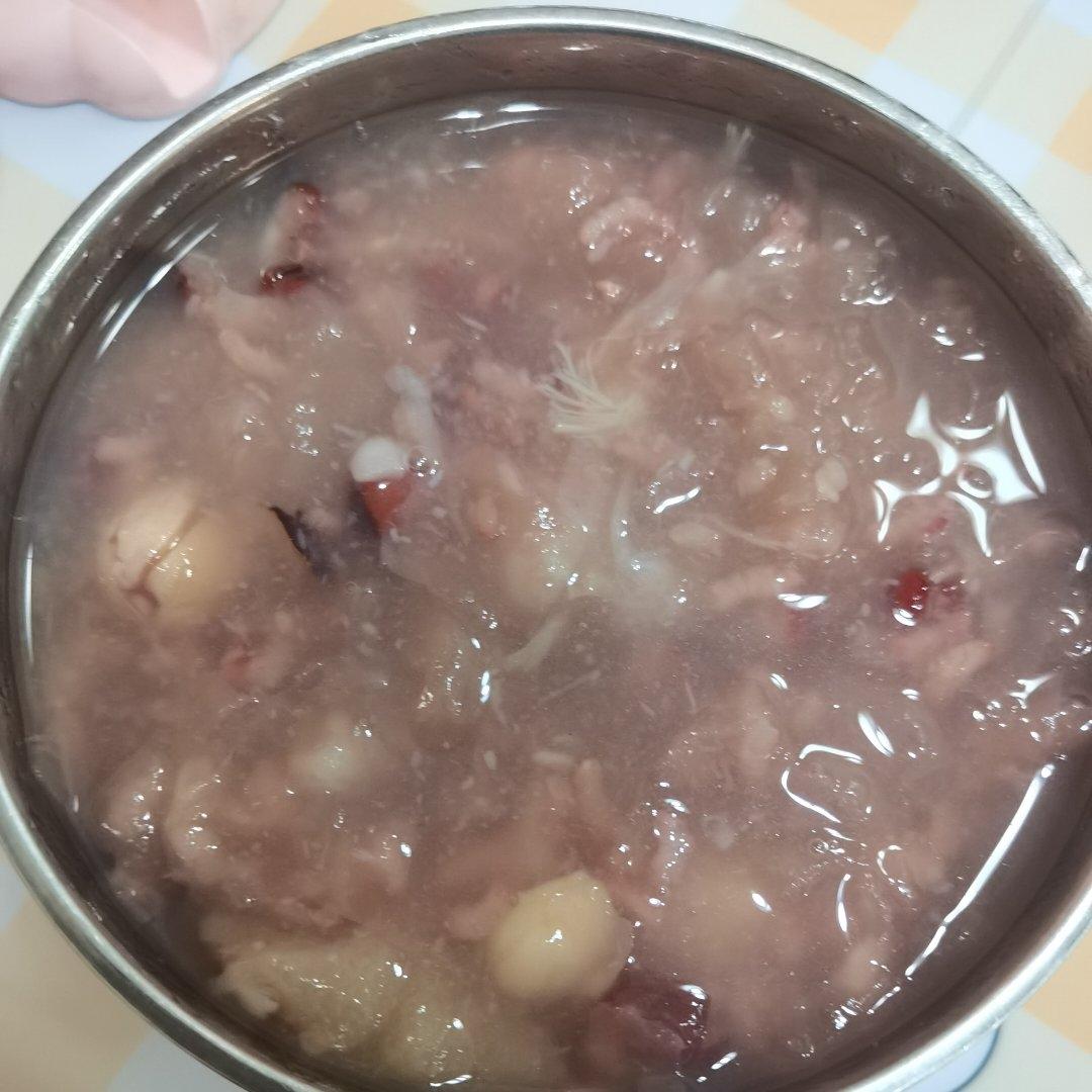 银耳红豆百合粥