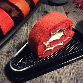 红丝绒蛋糕卷（完美毛巾底）