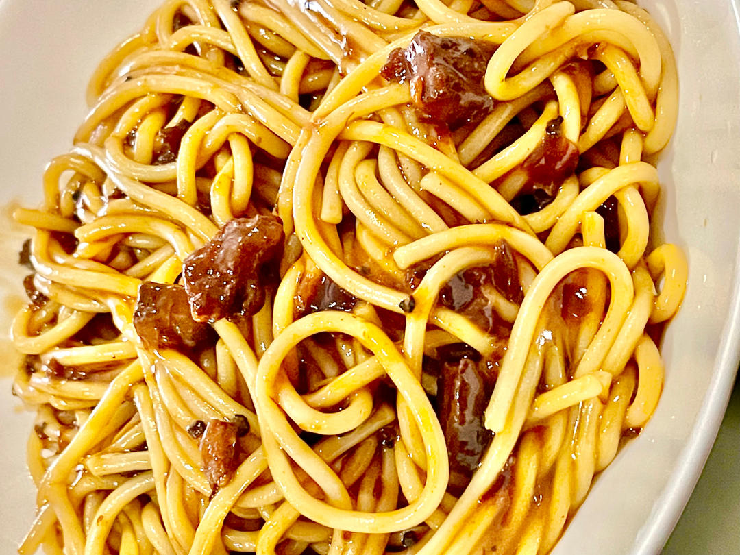比餐厅好吃的黑椒牛柳意面🍝零失败简单教程