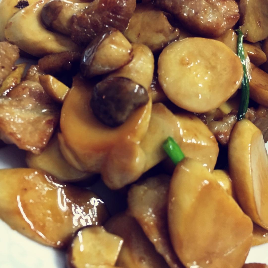 杏鲍菇炒肉片