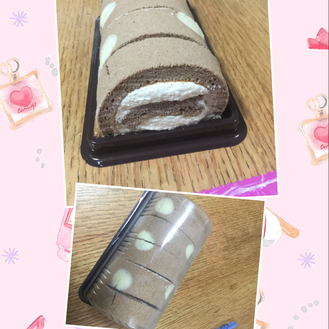 可爱小熊蛋糕卷