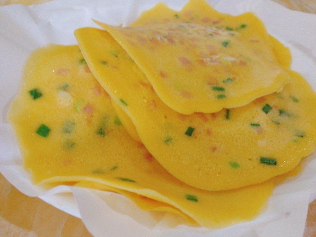简单好做的蔬菜鸡蛋饼