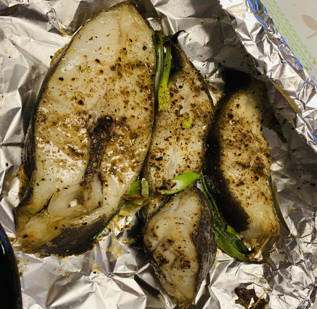 烤箱焗格陵兰比目鱼排🐟