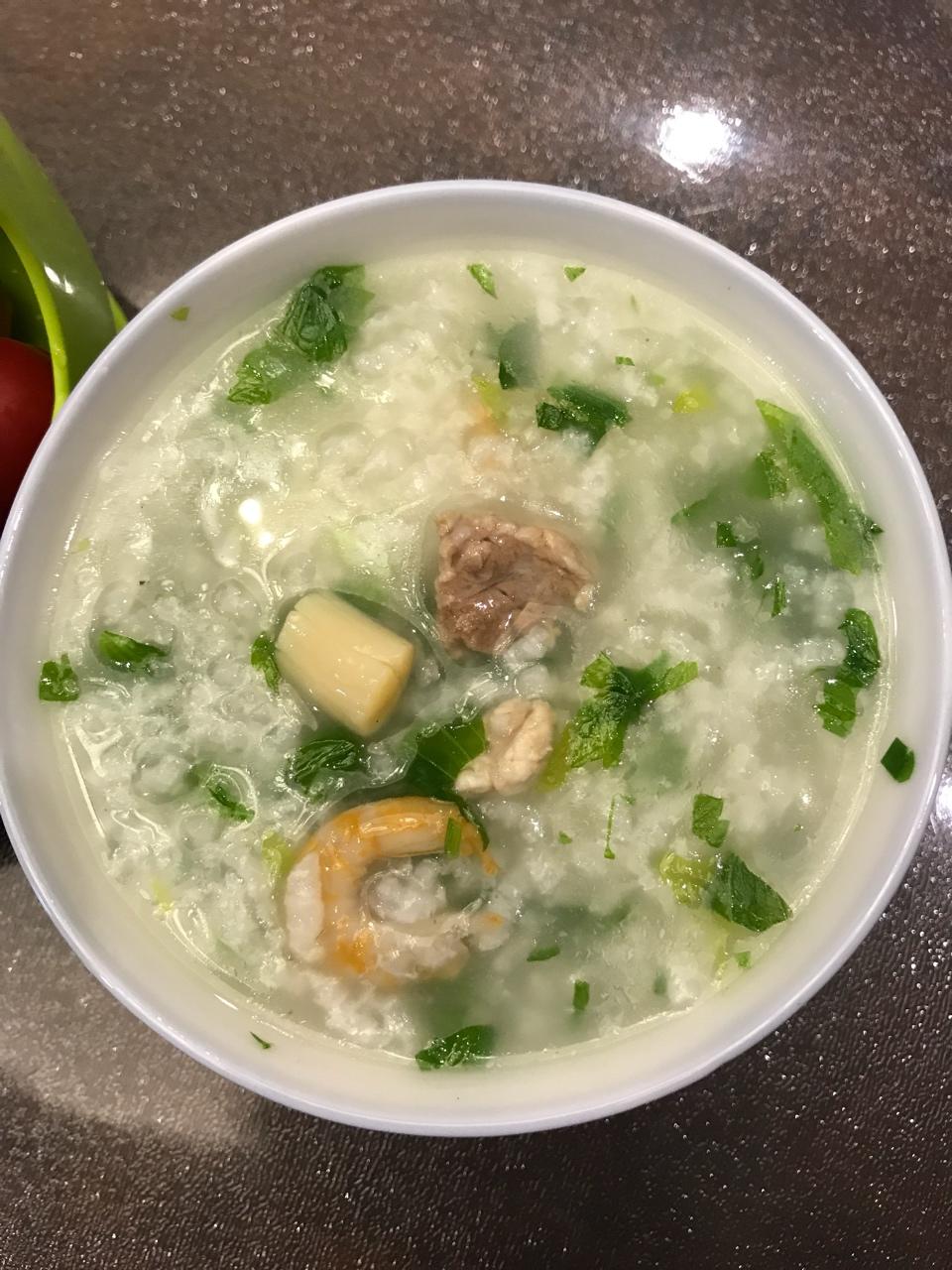 排骨干贝黑小米粥