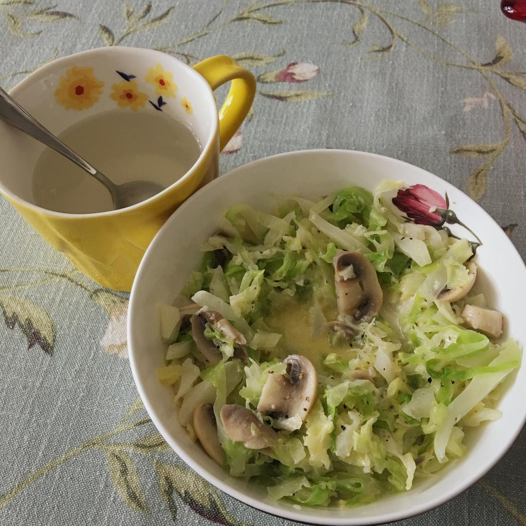 减脂餐 | 奶盐包菜