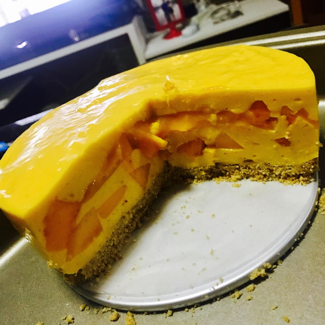 《Tinrry下午茶》教你做芒果流心慕斯（6寸配方）