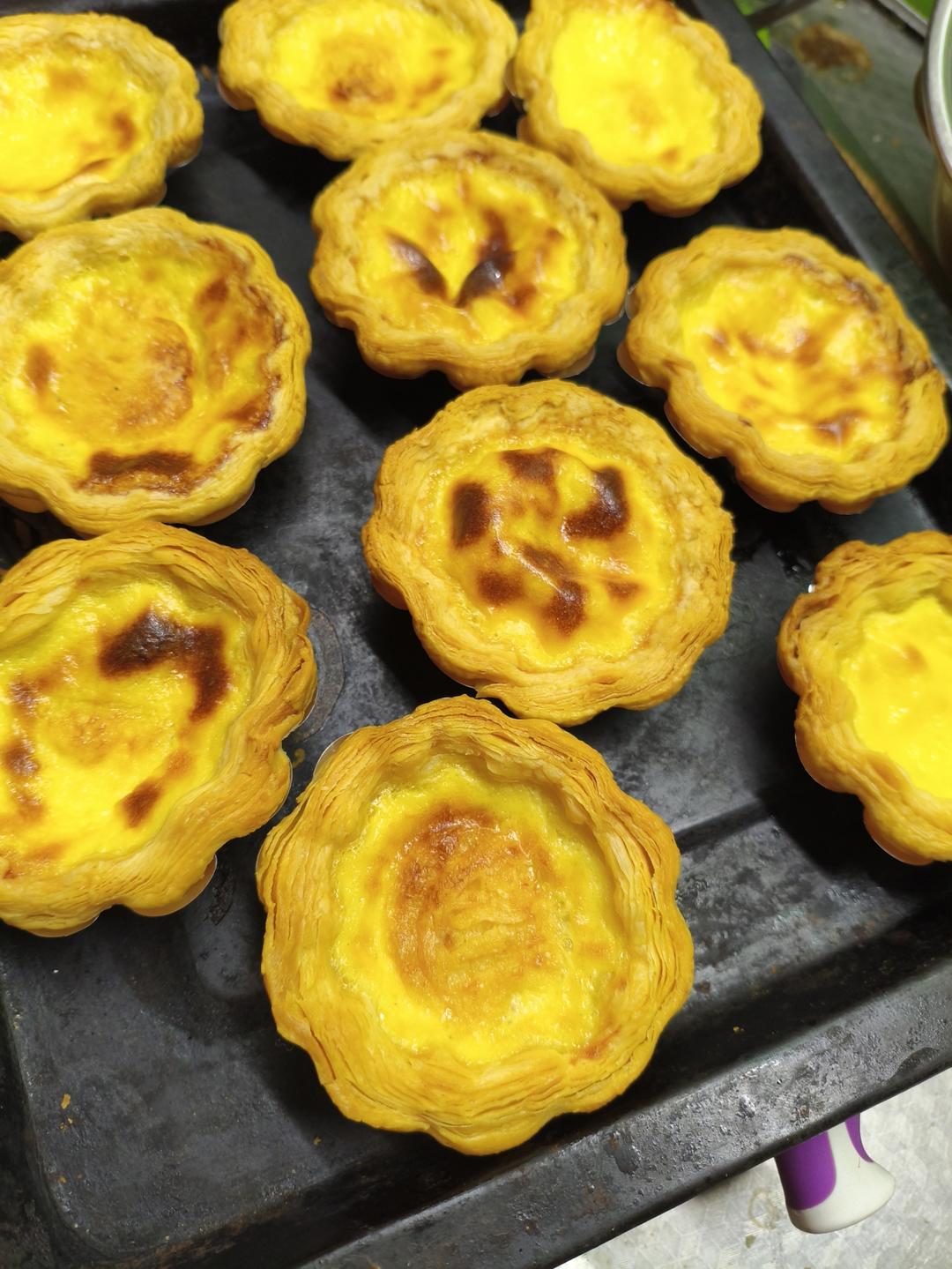 超嫩滑的葡式蛋挞(全蛋版)新手友好『秒杀KFC』