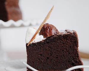 栗子奶油巧克力蛋糕的做法 步骤21