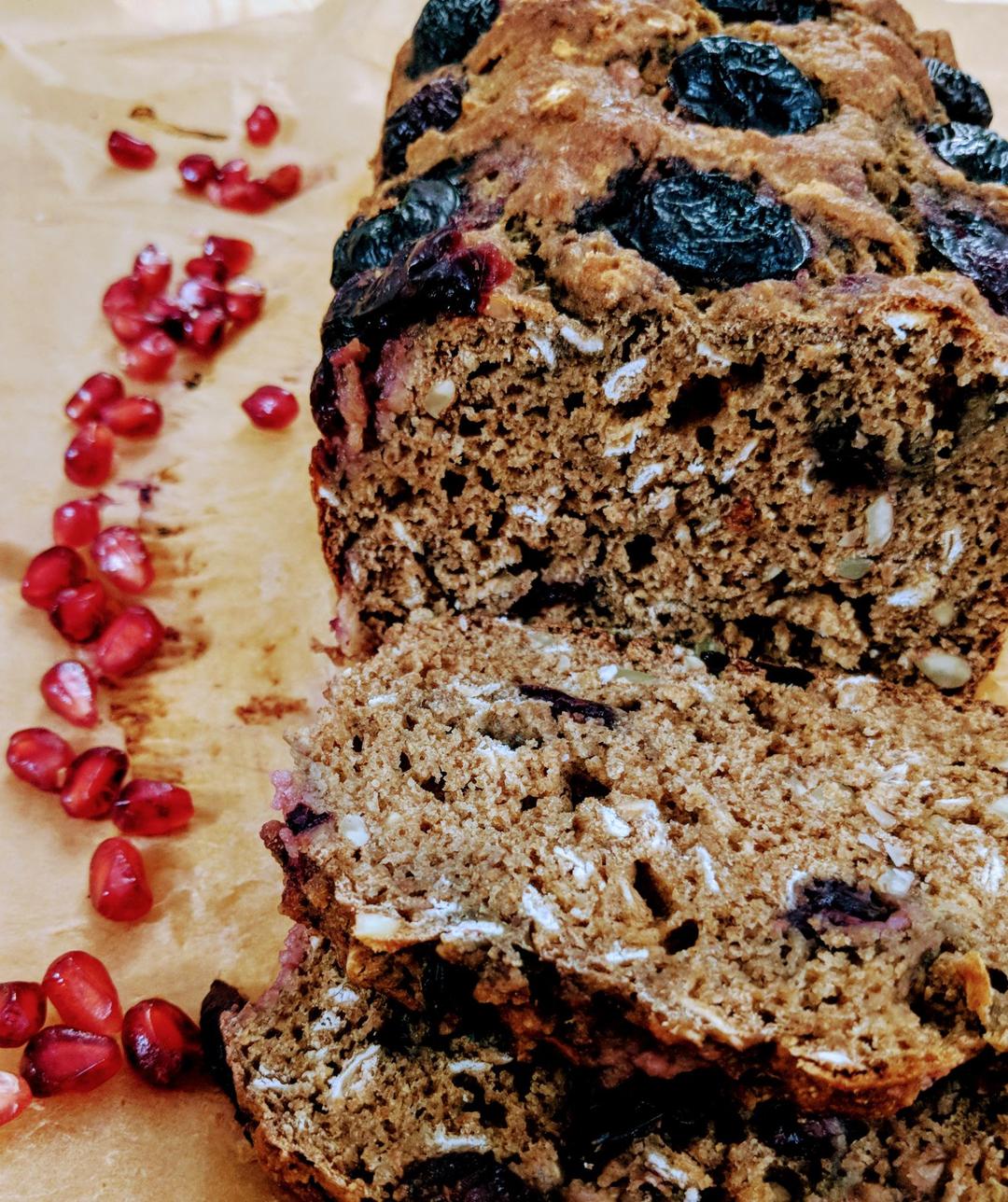 樱桃燕麦快手面包丨健康·三餐