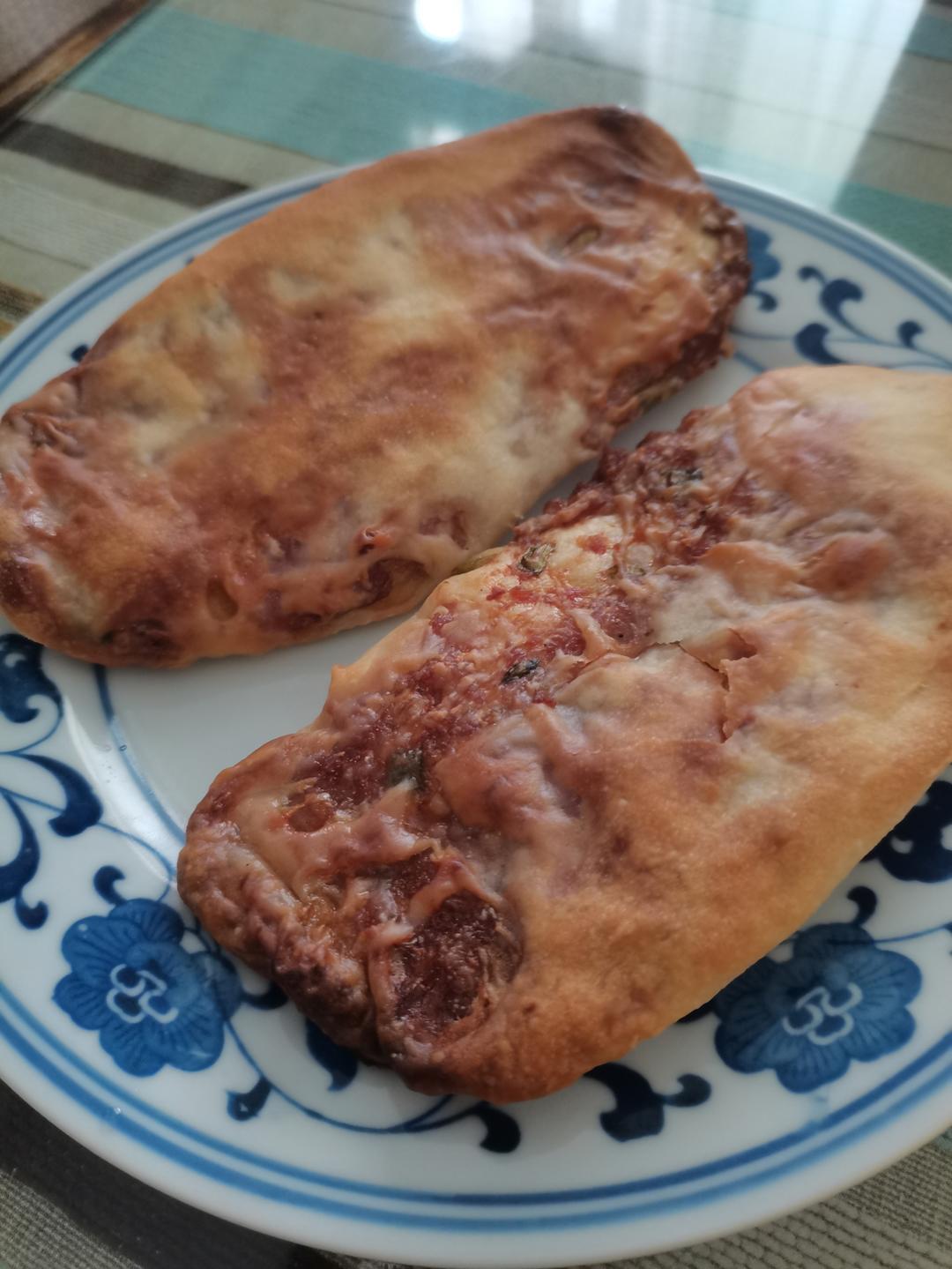 家庭烤箱版鲜肉锅盔