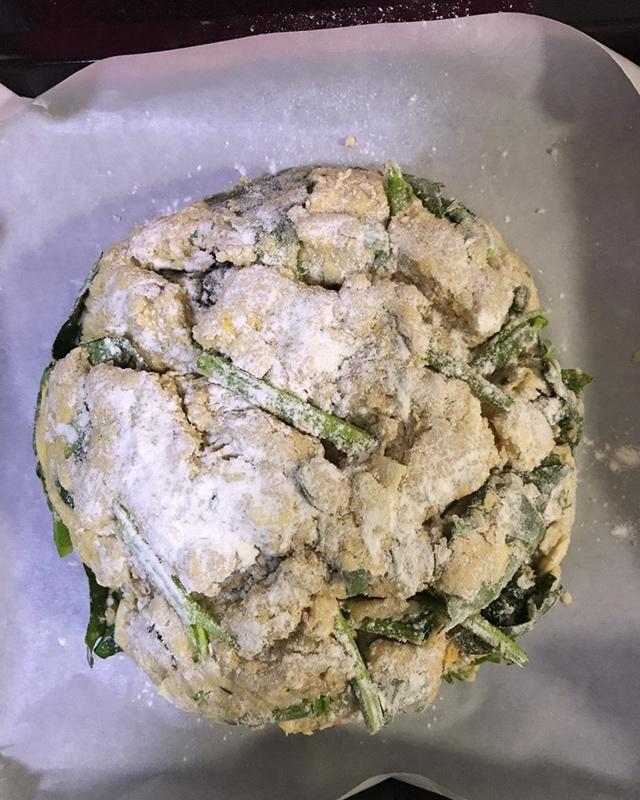 菠菜南瓜奶酪丹波面包丨健康·烘焙