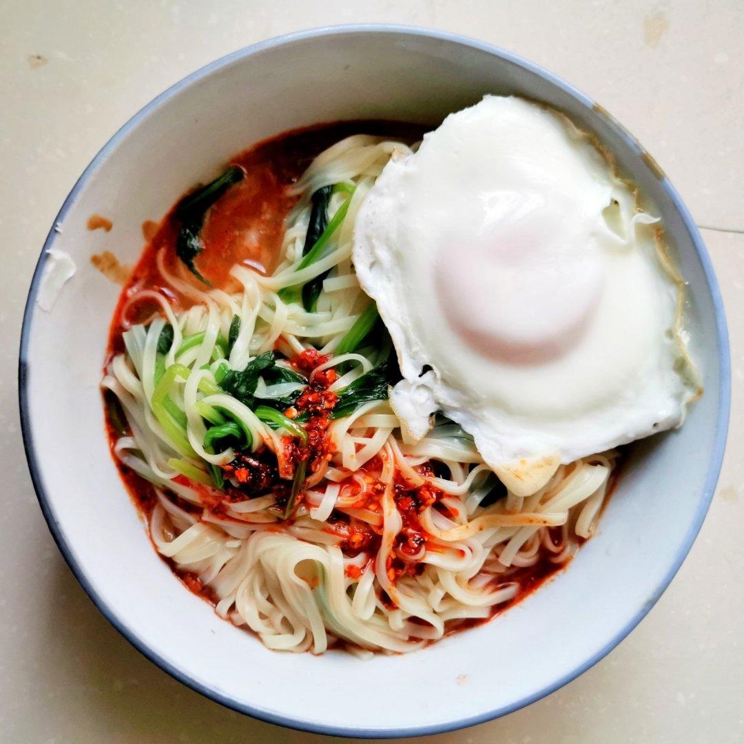青菜鸡蛋面