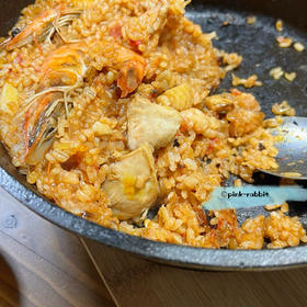 西班牙海鲜饭（Paella） 铸铁锅版 by pink-rabbit