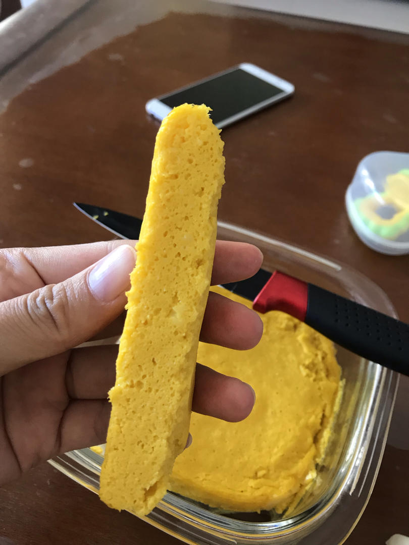 无糖无水补锌南瓜蒸糕