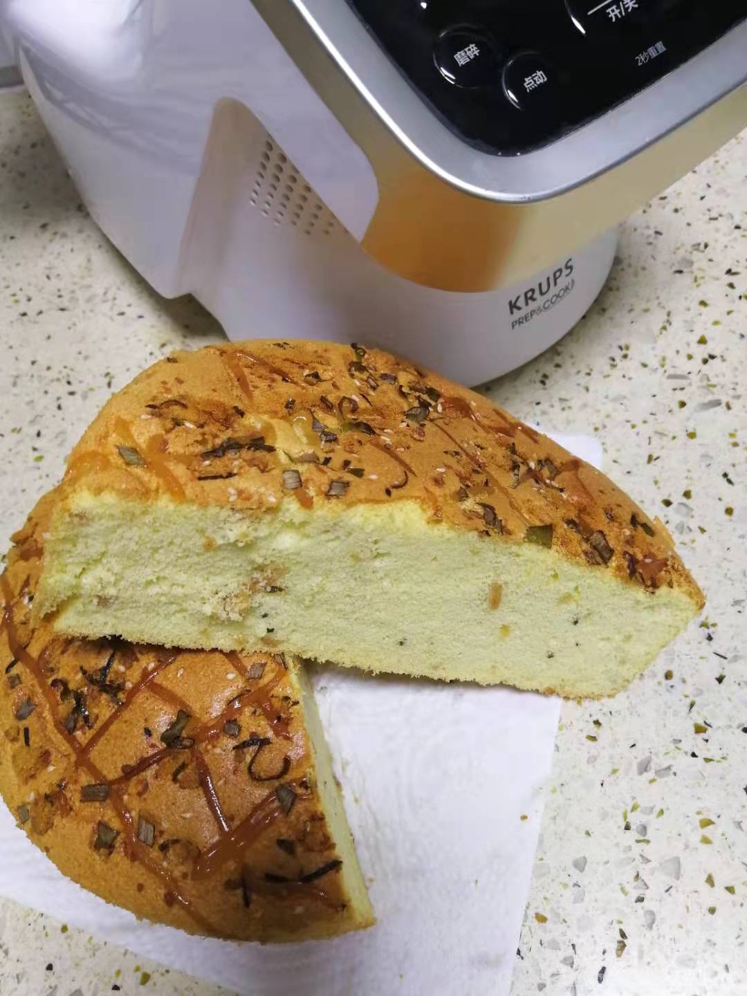 海苔肉松蛋糕【KRUPS厨房机器人版】的做法