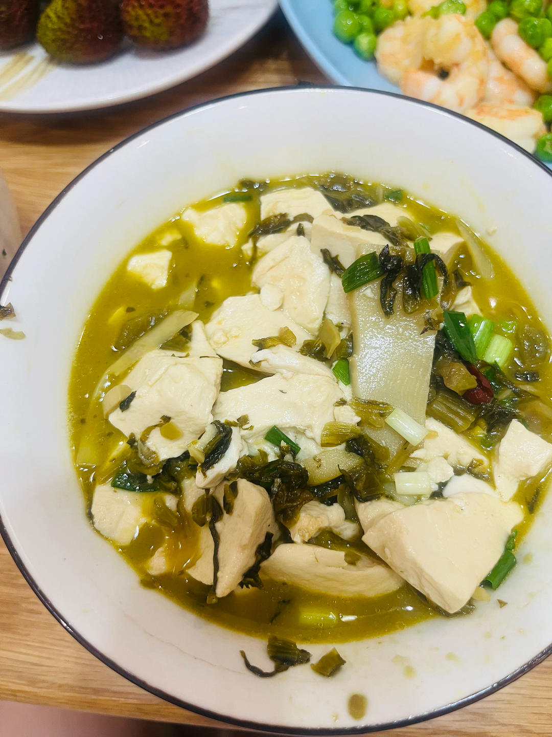 咸菜滚豆腐