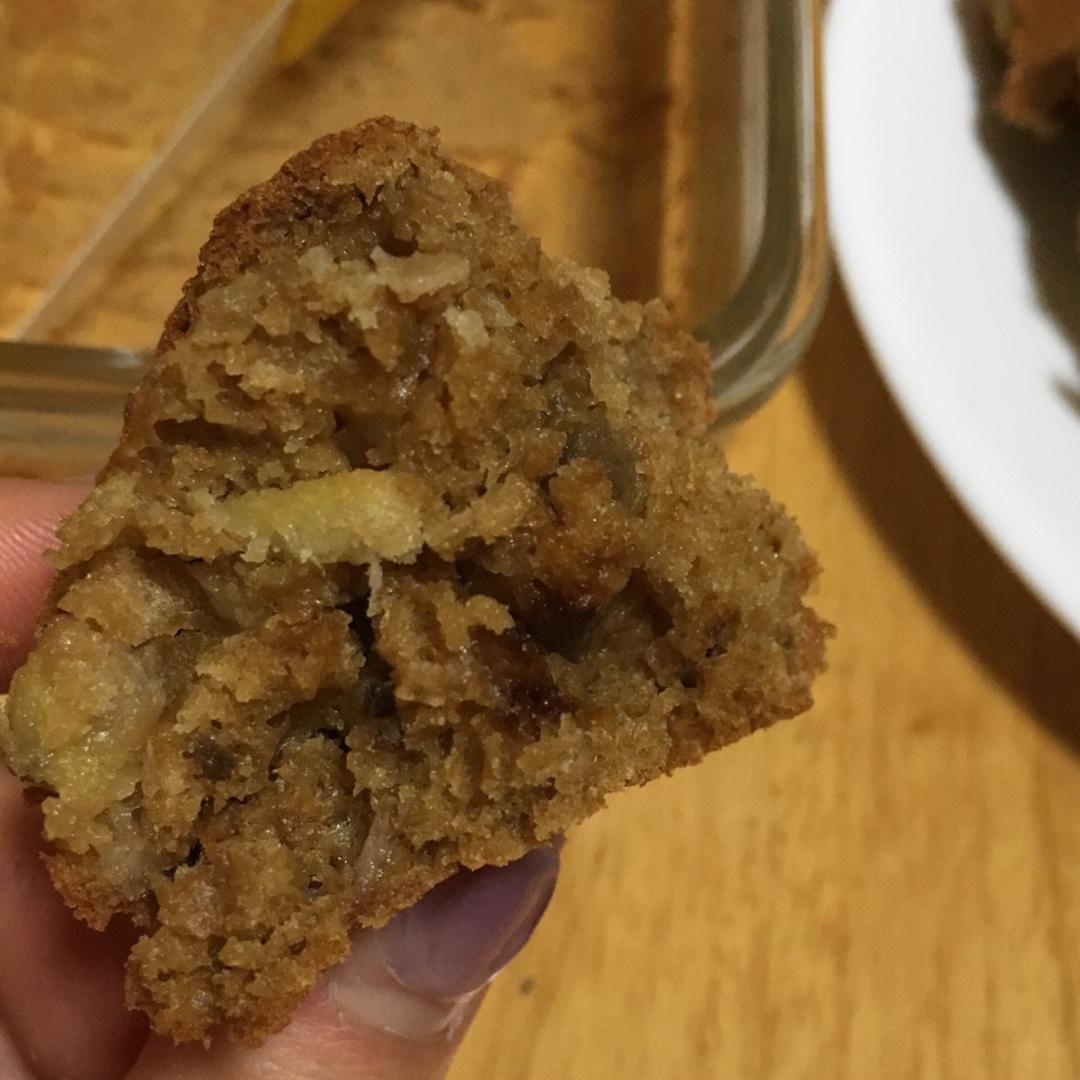 100%全谷物香蕉快手面包丨健康·烘焙