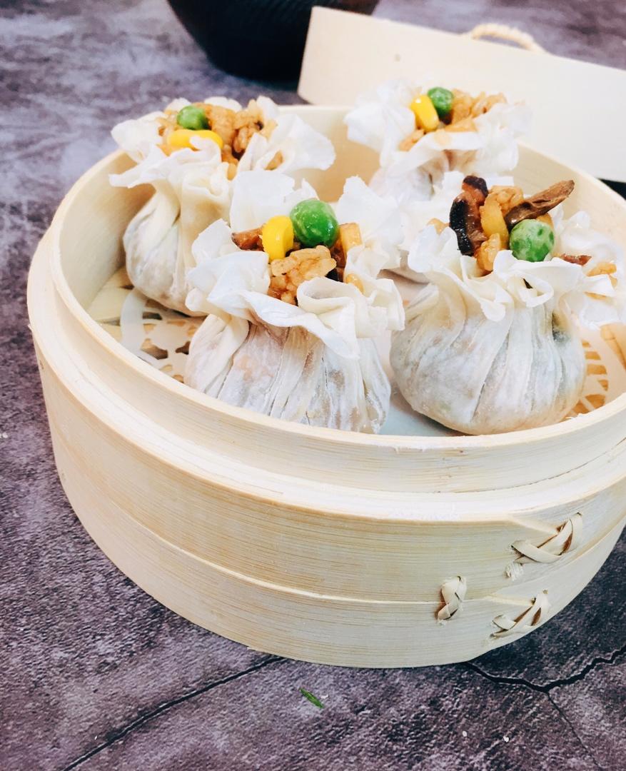 家常糯米烧卖（饺子皮版）