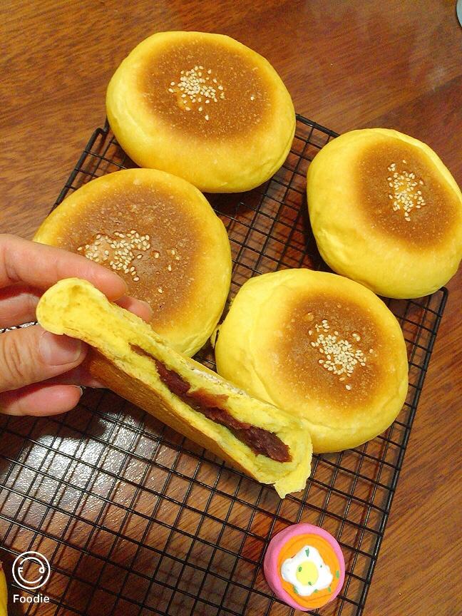 日式南瓜蜜豆包