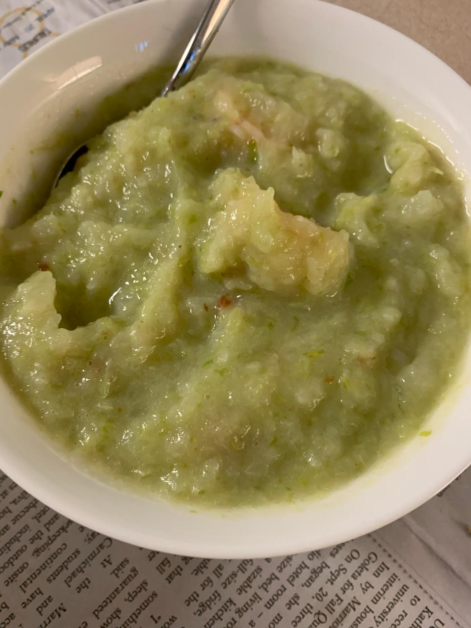 早安花菜浓汤