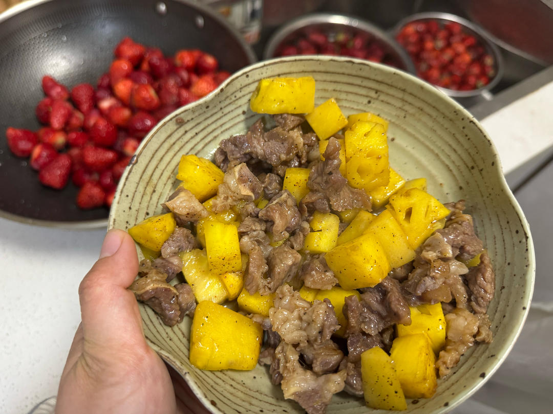 菠萝➕牛肉