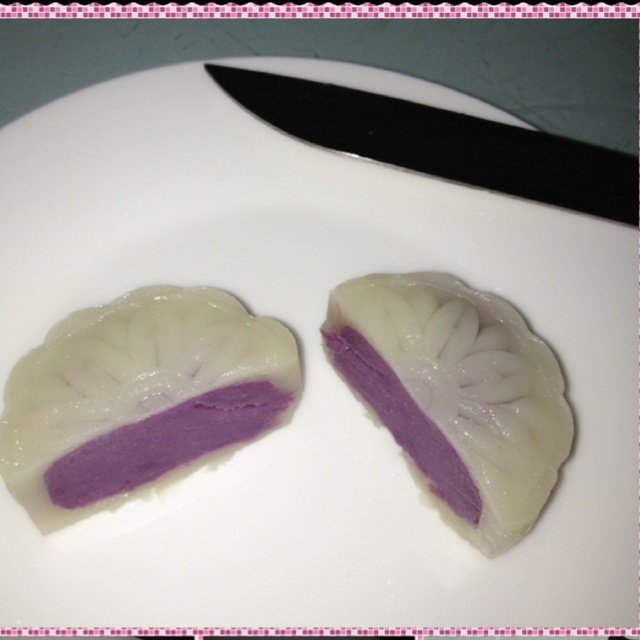 传说中的大班冰皮月饼 终于能尝到啦～