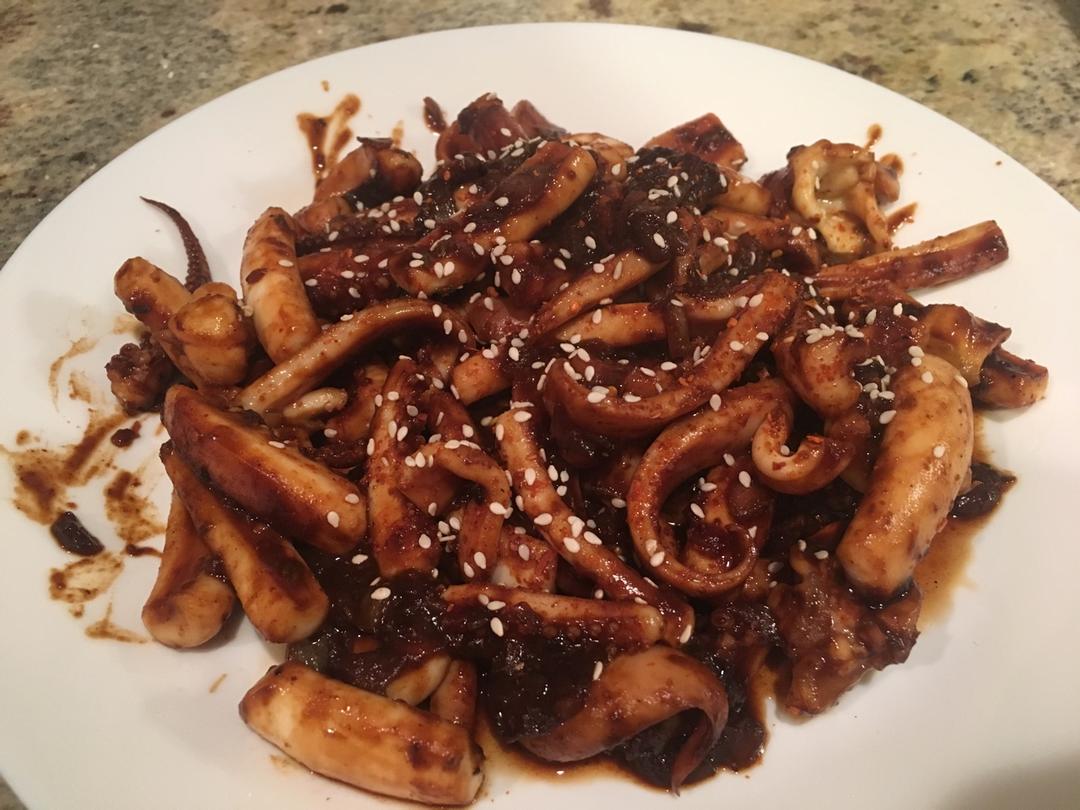 铁板鱿鱼