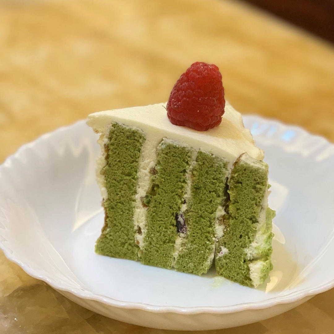 抹茶蔓越莓年轮蛋糕 | 一起把下午茶吃出仪式感~