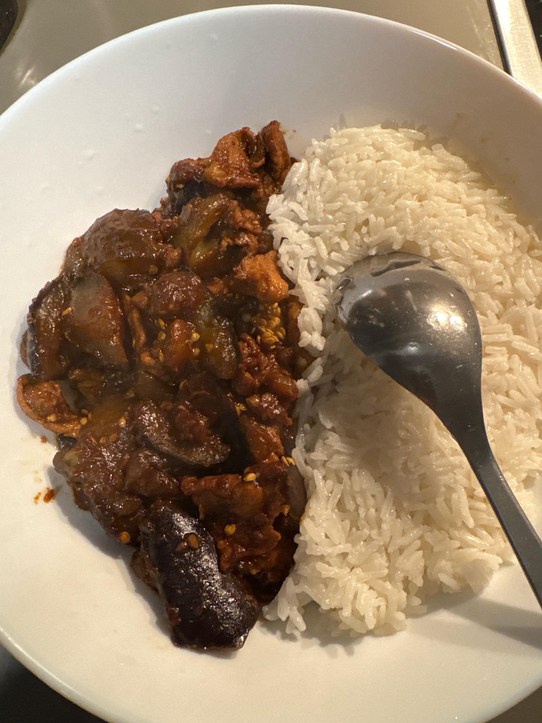 红烧茄子里脊肉