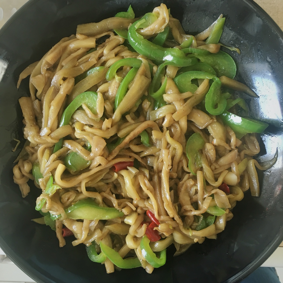 青椒茄子丝