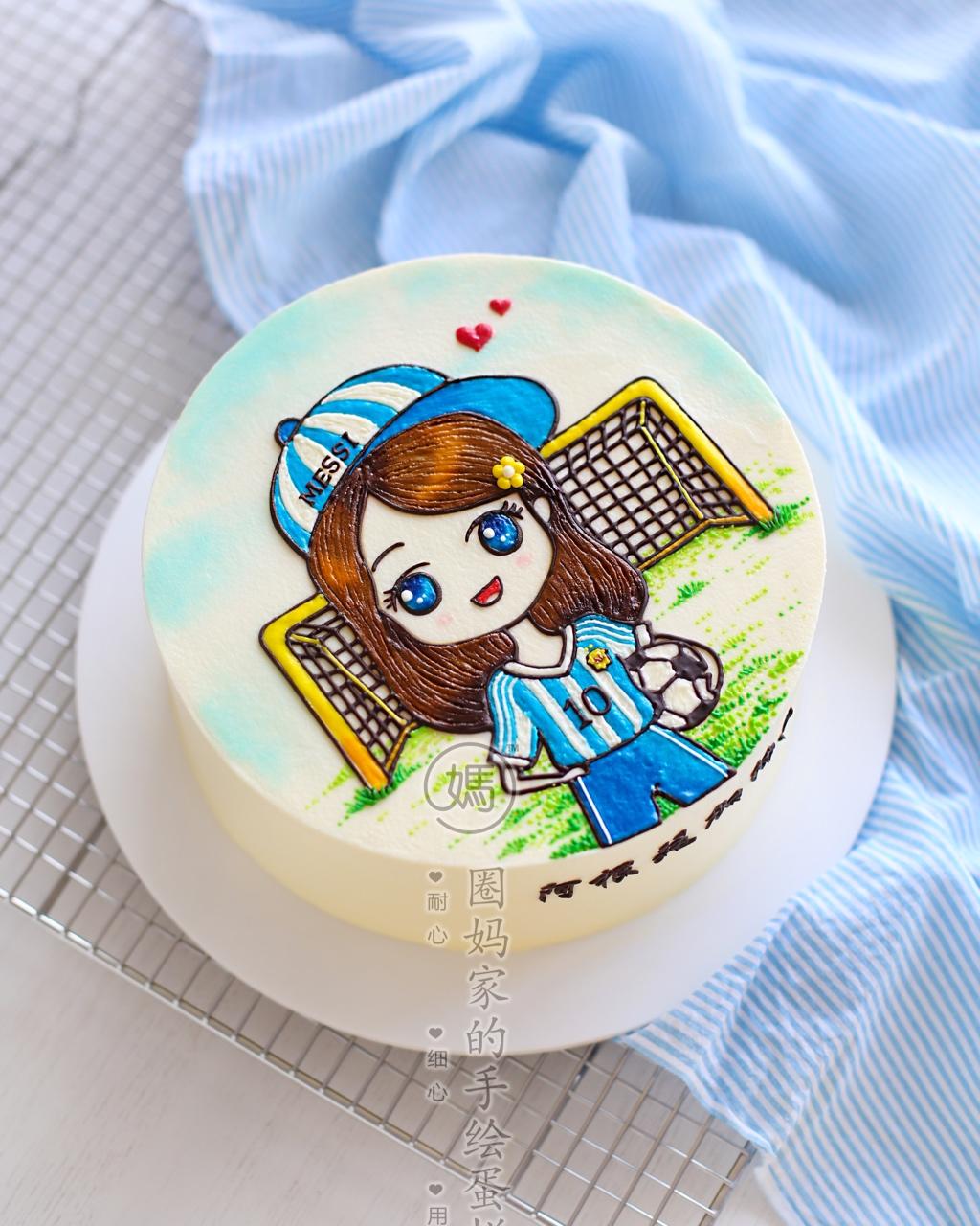 圈妈家手绘蛋糕做的圈妈家的手绘蛋糕