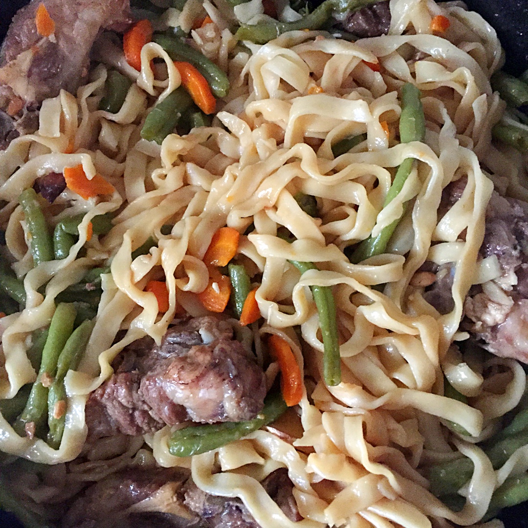 排骨豆角焖面