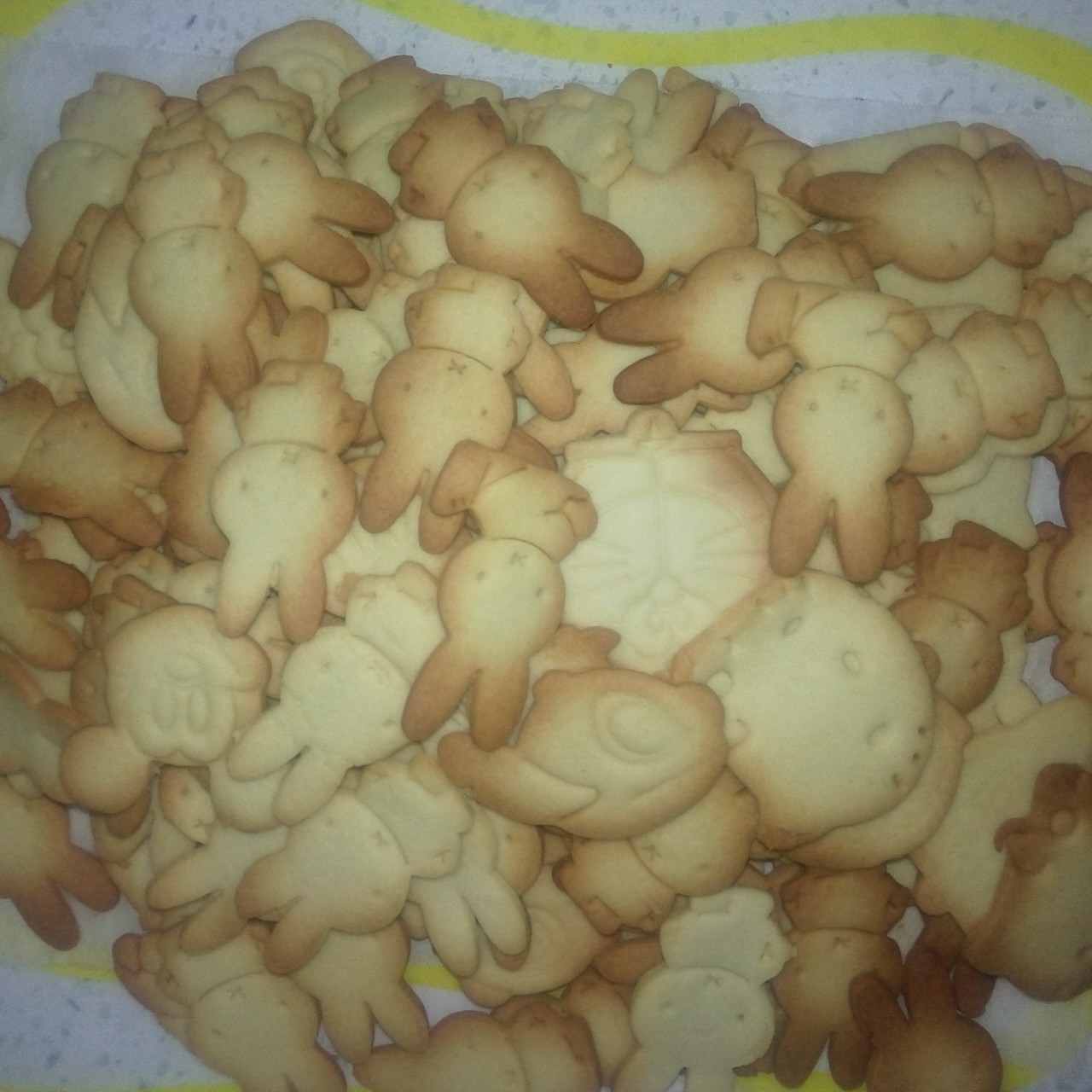 卡通黄油饼干