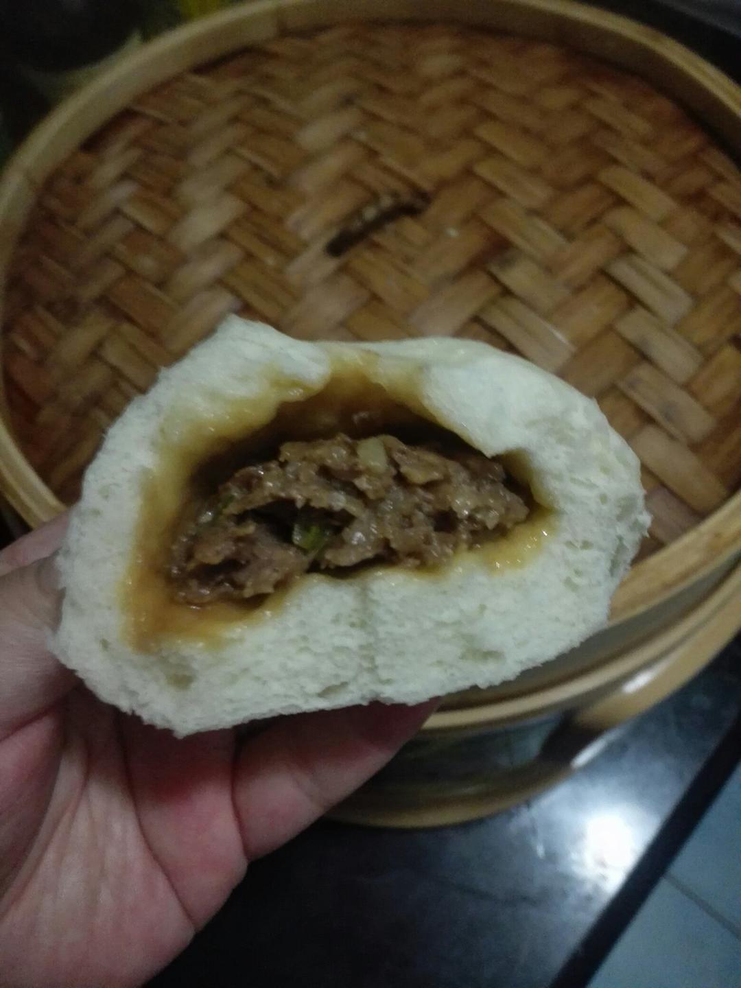 手工包子（肚脐包）