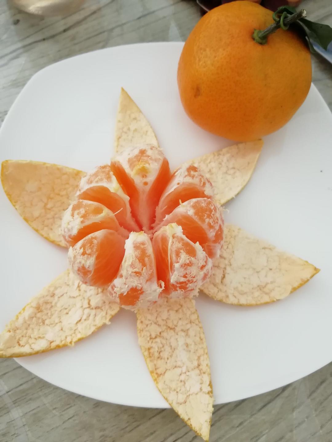 橘子开花（创意水果）