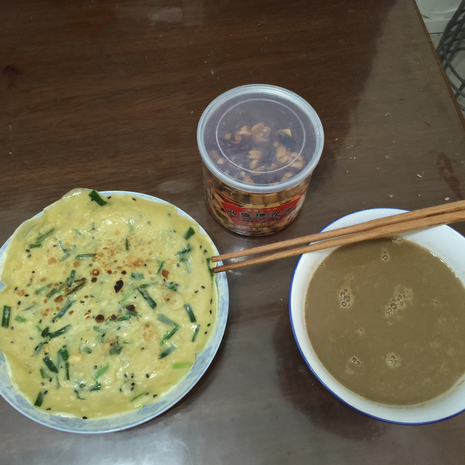 韭菜鸡蛋煎饼