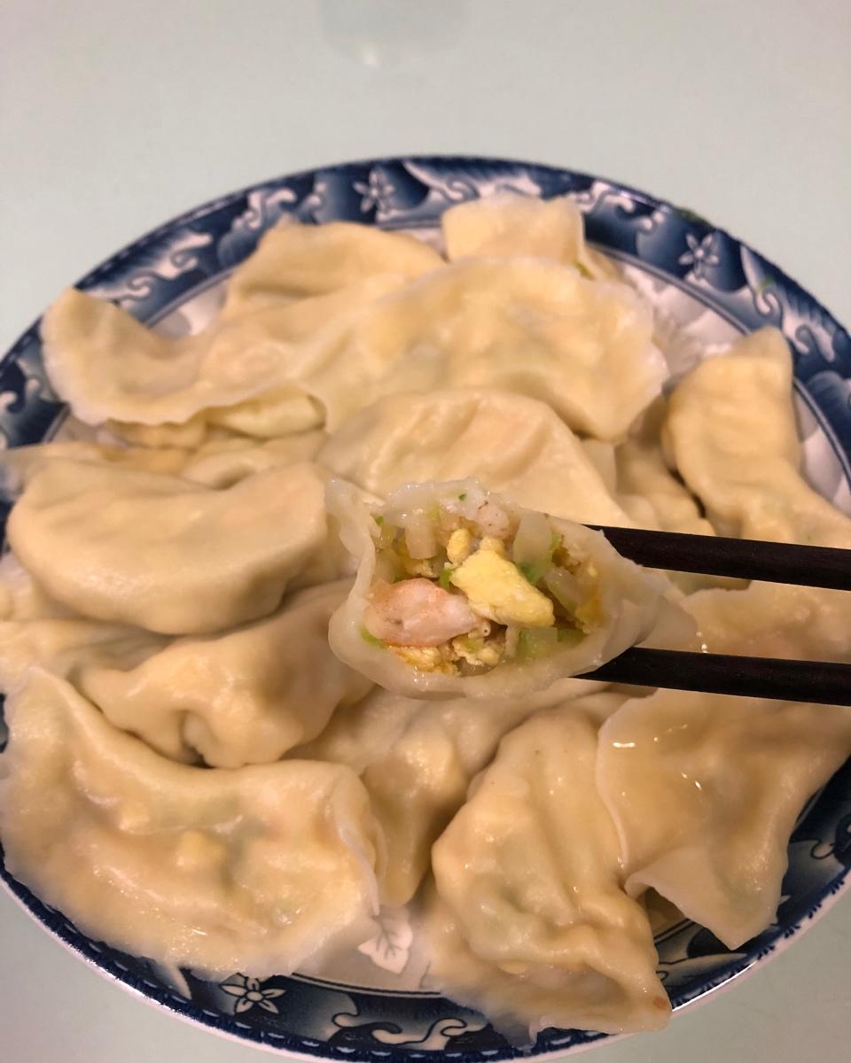 清新黄瓜虾仁水饺