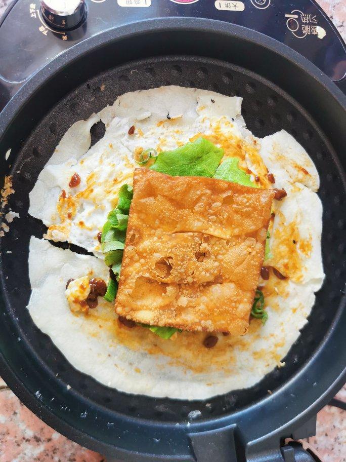 绿豆面煎饼果子(电饼铛)