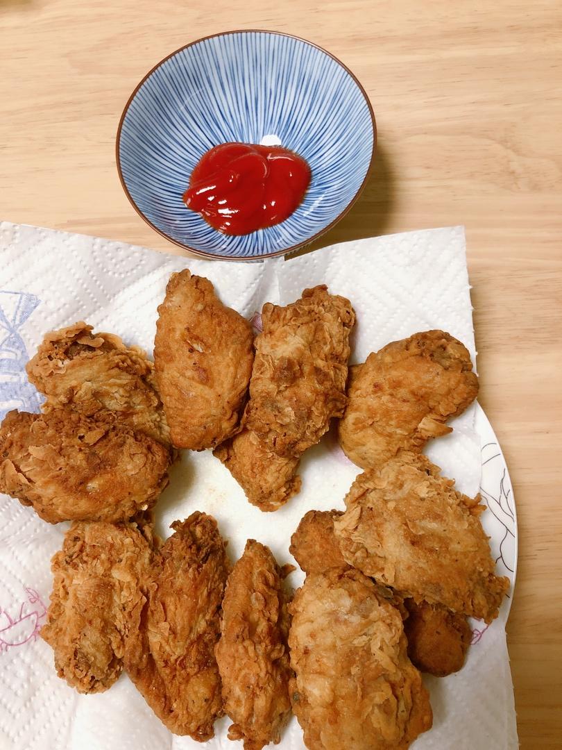 不用炸鸡粉也可以炸出酥脆炸鸡腿