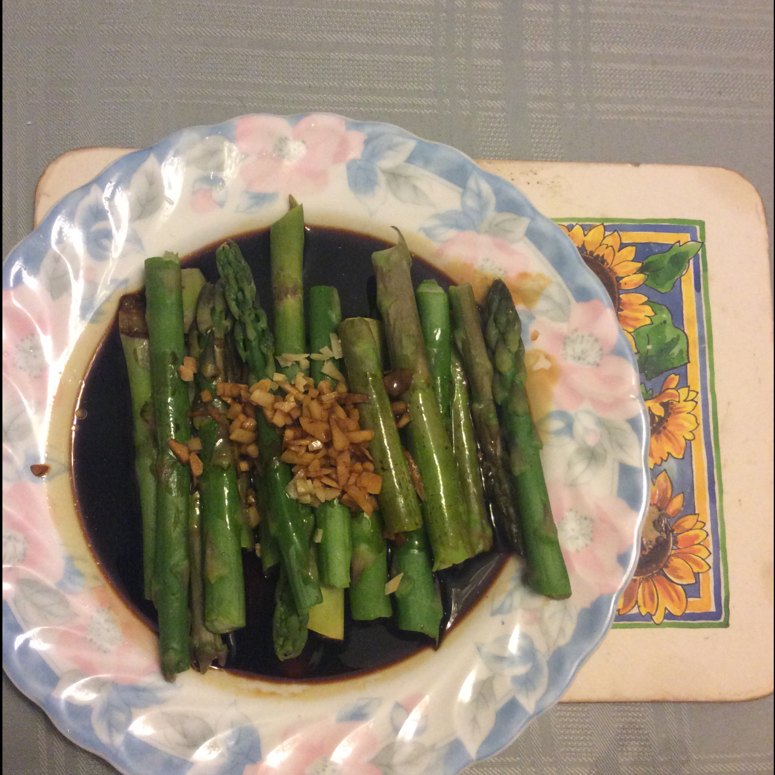 鲜味油淋芦笋