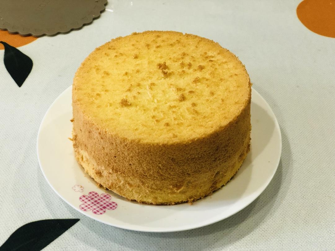 6寸戚风蛋糕胚 不回缩不塌陷0失败