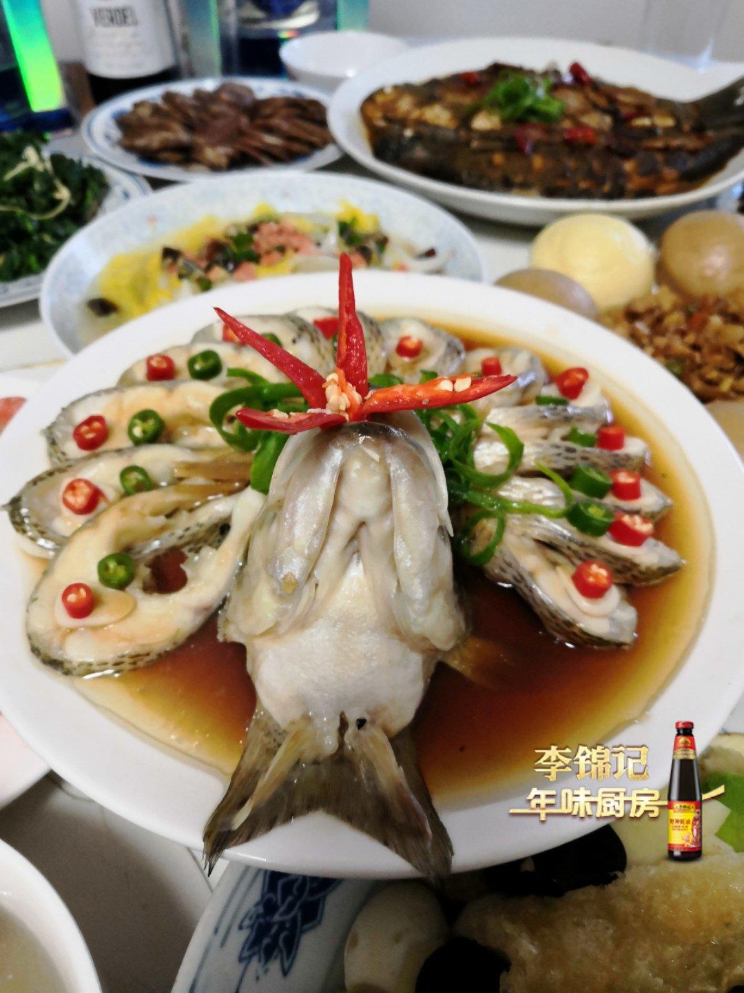 清蒸孔雀开屏鱼