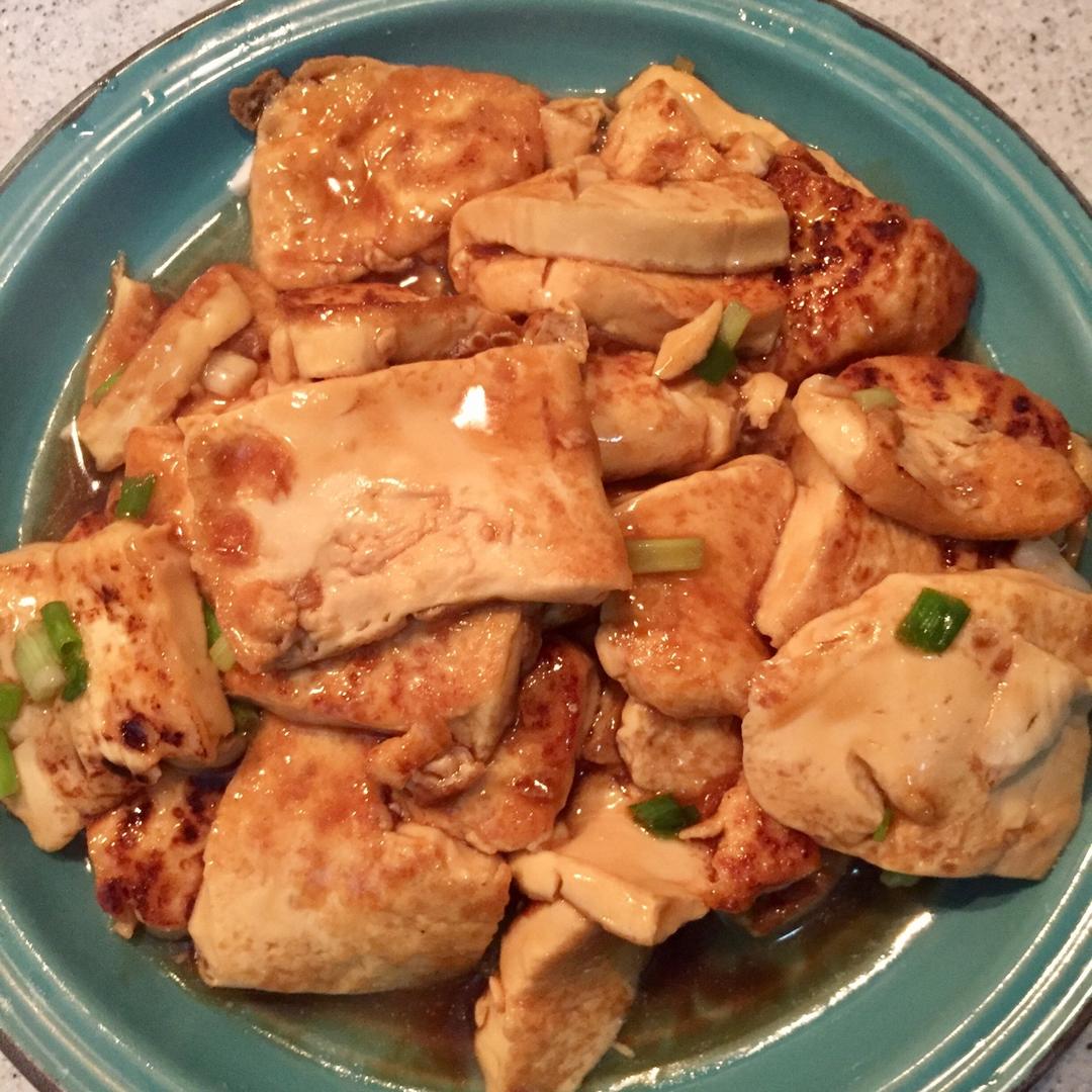 蚝油煎豆腐