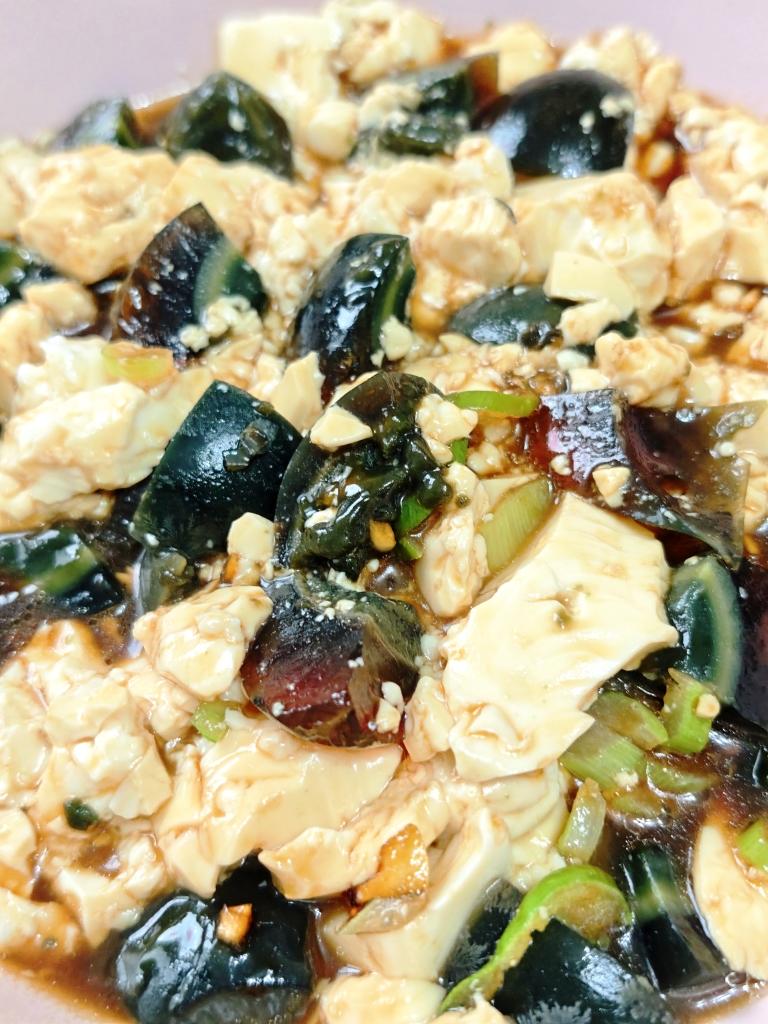 100道家常菜之皮蛋豆腐