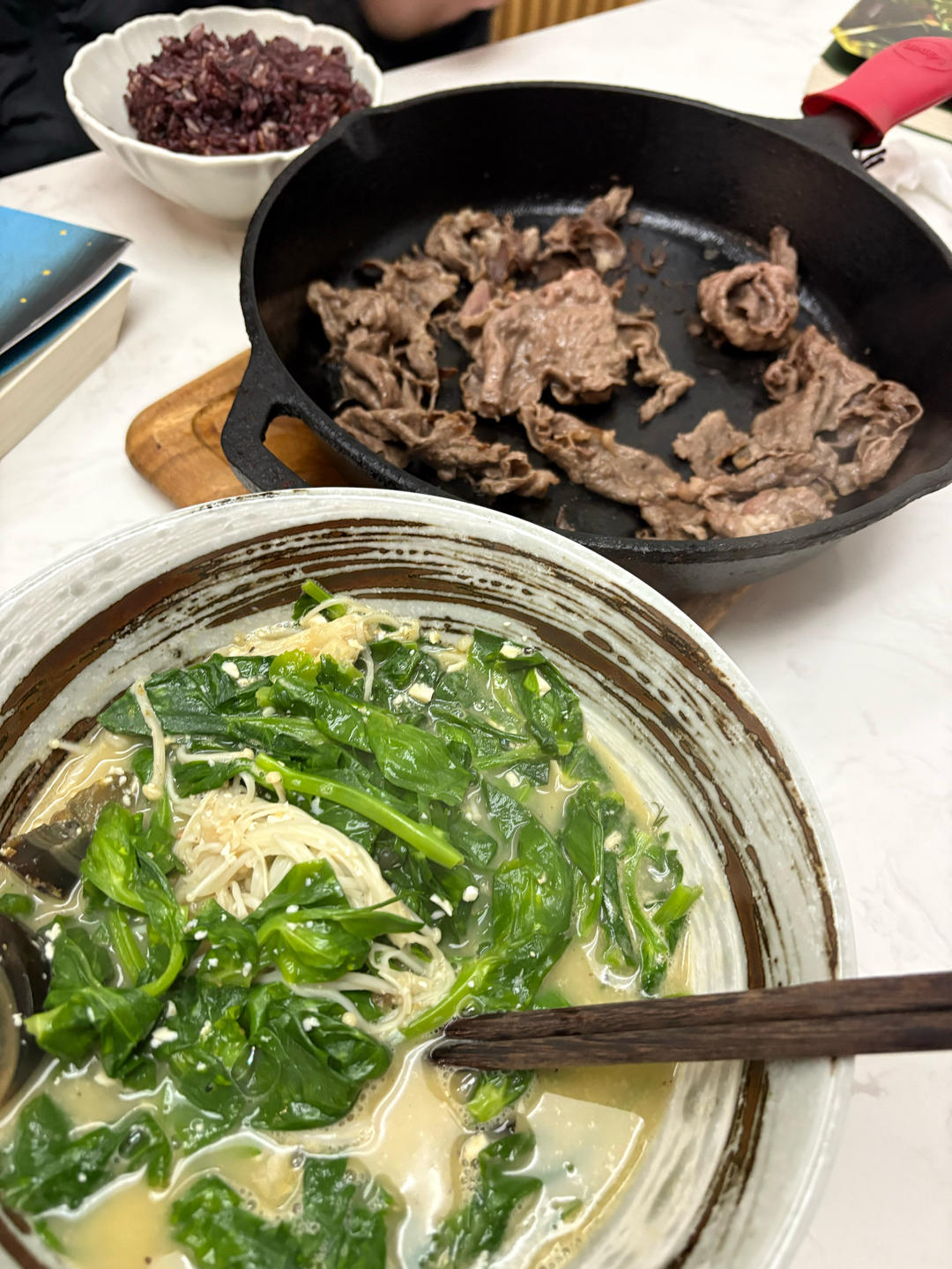 咸蛋皮蛋上汤豆苗一人食/咸蛋腐乳风味