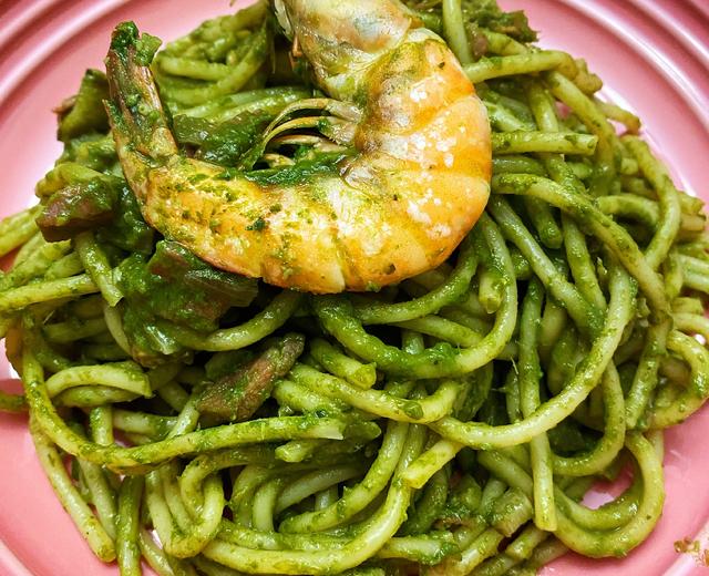 不爱菠菜星人的救星:意式青酱菠菜意面的做法