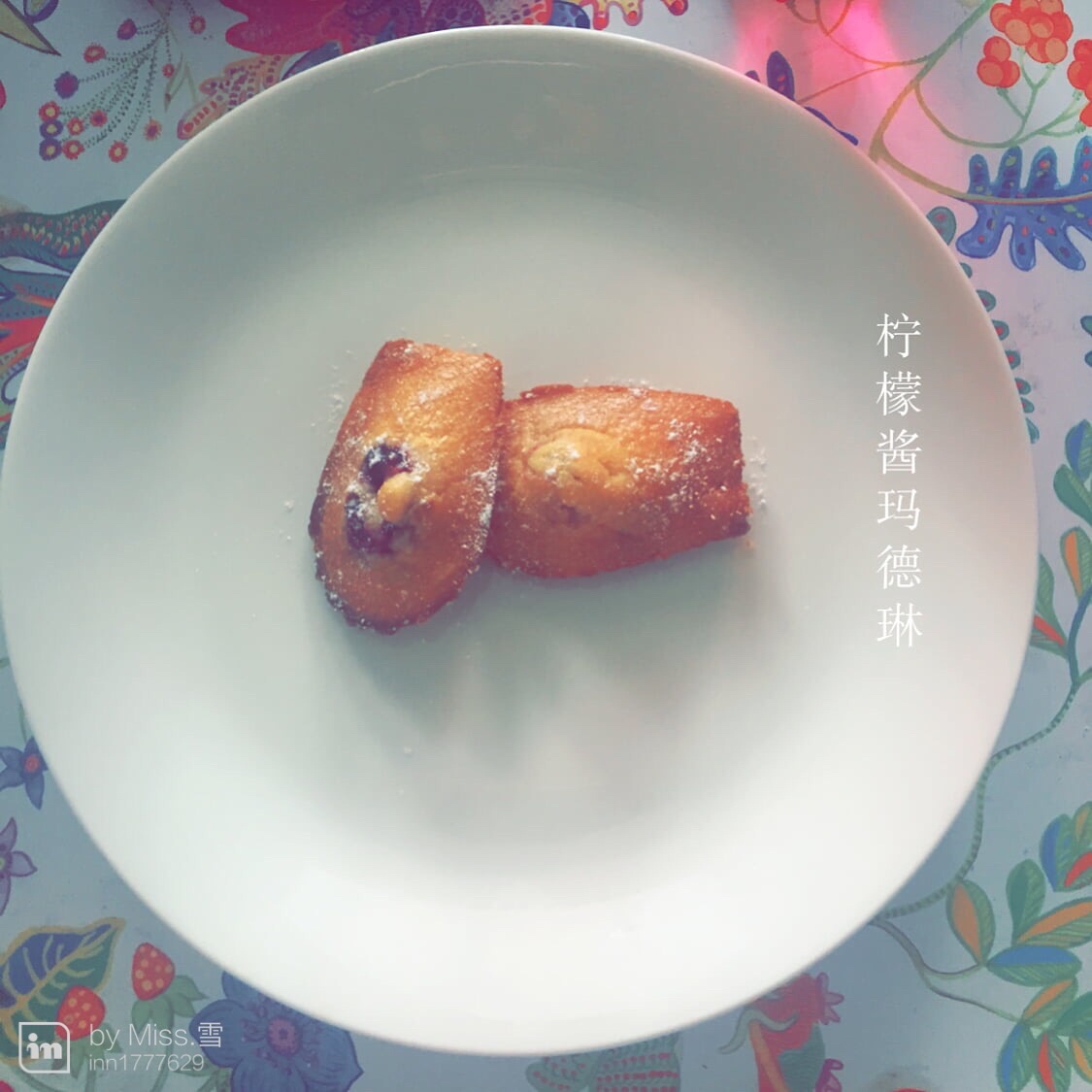 【Rachel khoo】柠檬酱玛德琳(Madeleins a la Creme Au Citron)